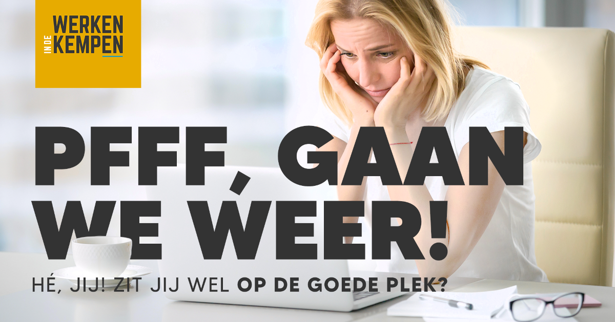 Kak, ik zit verkeerd Werken in de Regio