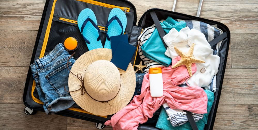 Koffer inpakken voor vakantie